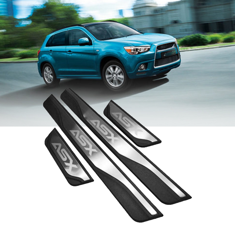 for Mitsubishi ASx Auto Accessories 2010 2019 Door Sill Protector Scuff Plate