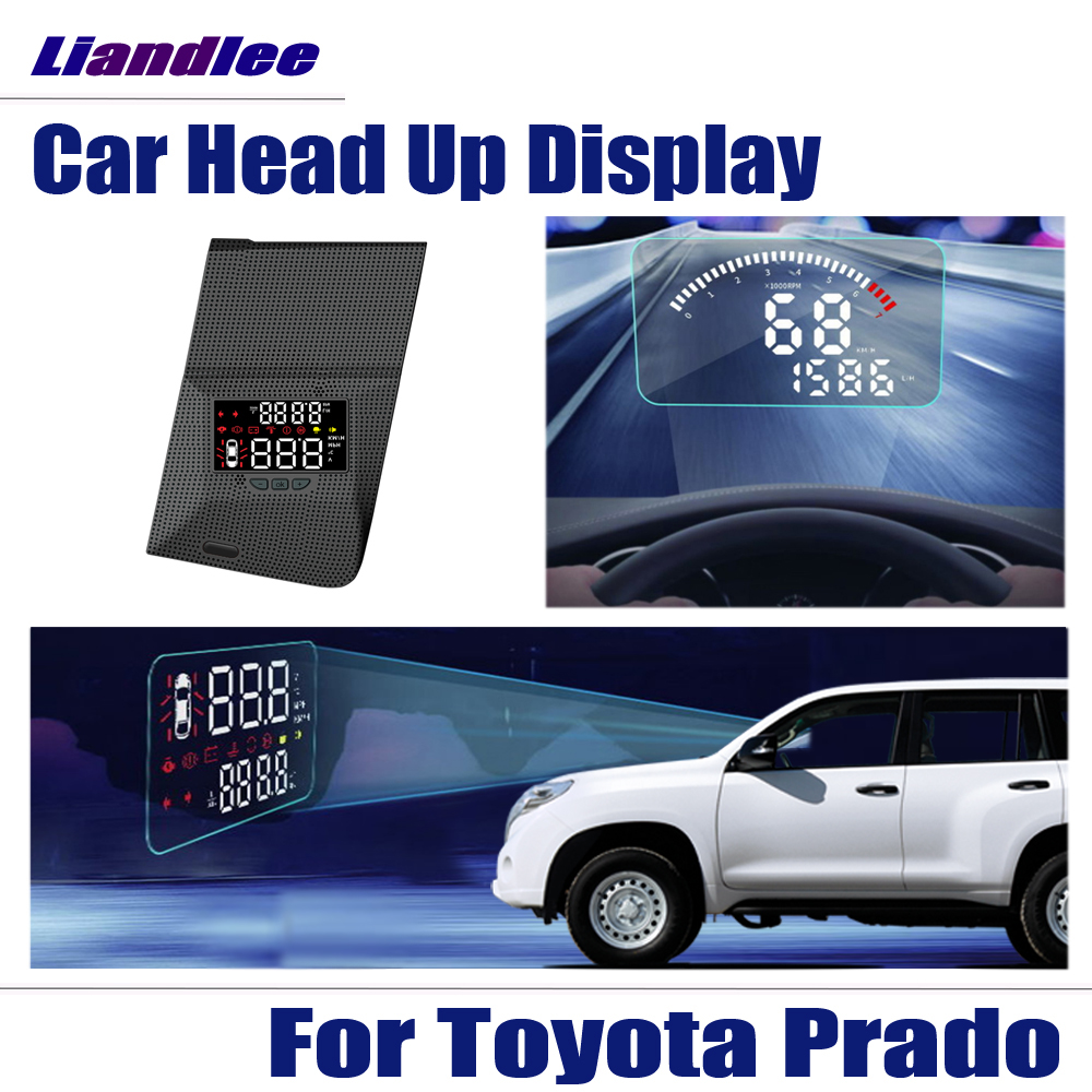 For Toyota Land Cruiser Prado J150 2009-2022 Head Up Display HUD Car Electronic Accessories Safe Driving Windshield Projector