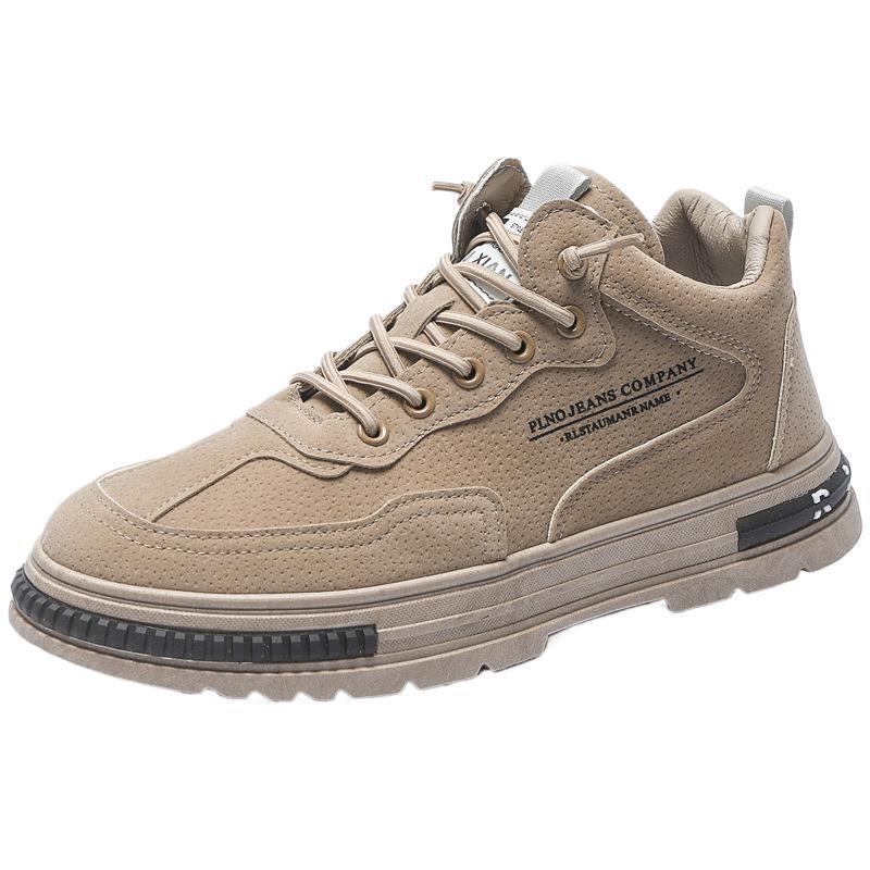 Trainer's New Breathable Work Korean Version Men's Shoes Outdoor Multifunctional Sports And Leisure Thick Soled Board Shoes Balanced Fashion