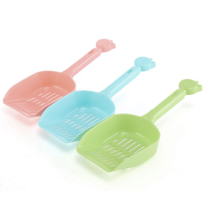 1pc Cat Litter Shovel Pet Cleaning Tool Plastic Scoop Cat Sand Cleaning Products Toilet For Dog Cat Clean Feces Supplies Random