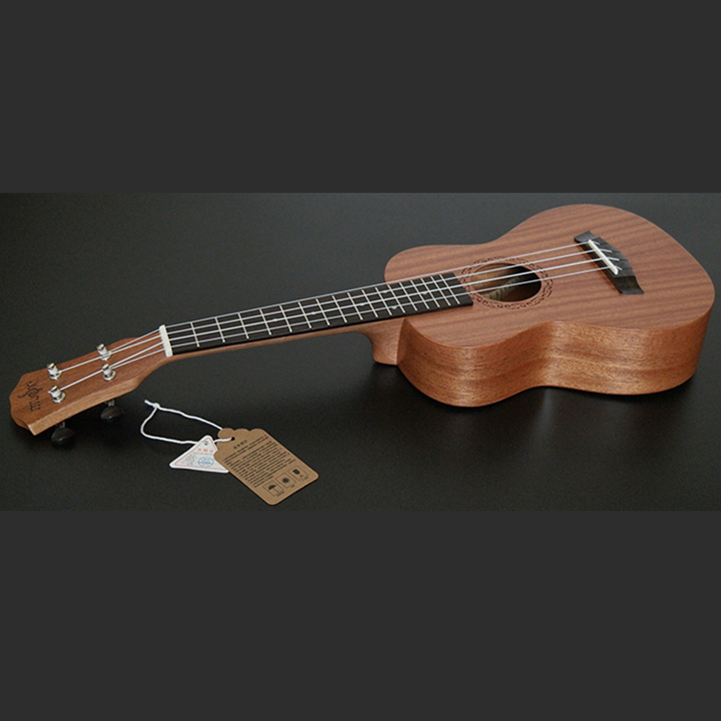 SevenAngel 26 inch Tenor Electric Ukulele Mahogany Mini Hawaiian 4 strings Guitar Rosewood Fretboard with Pickup EQ