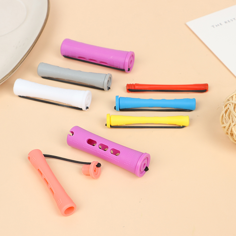 12 Pcs Cold Wave Hair Perm Rods Plastic Perming Hair Curling Rollers Curlers