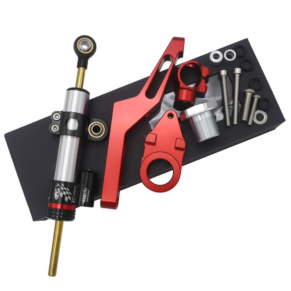 ZX-6R CNC Motorcycle Steering Stabilize Damper Bracket Mount For Kawasaki ZX6R 2009-2022 2021 2018 2017 2016 2015 2014 2013 2012