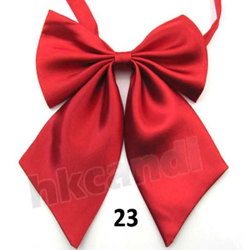 solid Adjustable womens butterfly tie Hot Selling polyester silk Bordeaux bow ties Formal commercial red BC023X241109