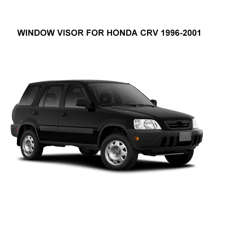 Side Window Deflectors For Honda 2025 CRV CR-V 1996 1997 1998 1999 new 2000 2001 Acrylic Black Window Visor Sun Rain Deflector Guard SUNZ