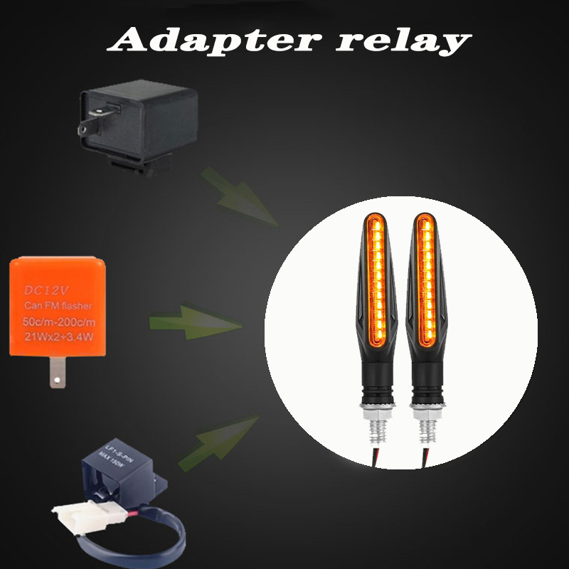 12V Led Turn Signals Motorcycle Flasher Indicator Lights For Kawasaki Zx10R Z1000 2008 Vn900 Z1000Sx Z900 2021 Zx10R 2005 Z750