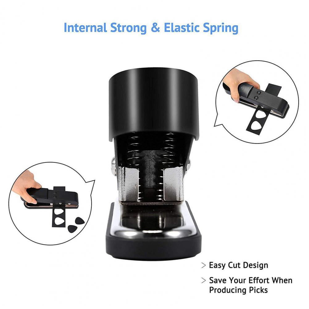 Guitar Pick 2025 Maker Puncher Musical new Parts Guitar Pick Cutter Punch Stable Heavy Duty Practical Guitar Pick Manufacturer Maker