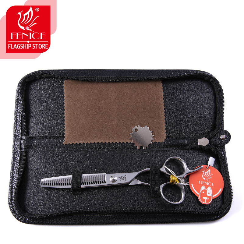 Fenice 6.5 inch Professional Pet Grooming Shears Dog Thinning Scissors for Dogs Hair ножницы tijeras 30-35%