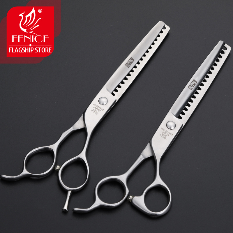 Fenice 6.75 Inch JP440C Pet Chunker Scissors for Dog Grooming Scissors Shears Thinning Rate 80%