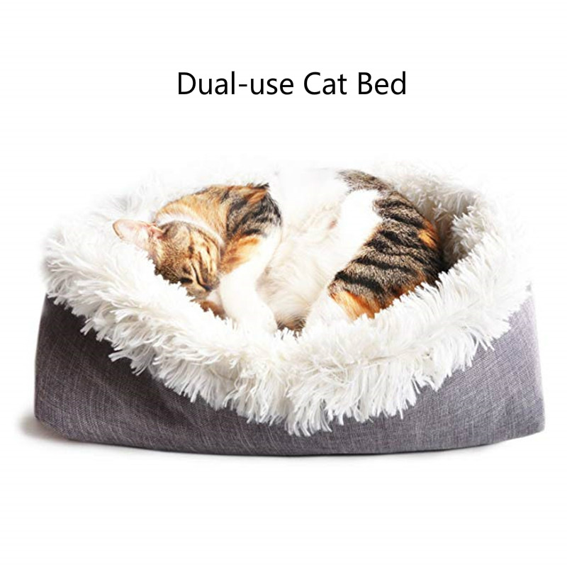 CAWAYI KENNEL Dog Pet Plush House Products dual-use Bed For Dogs Cats Small Animals hondenmand panier chien wisko dla psa