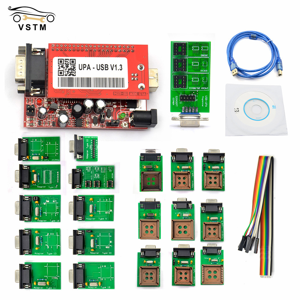 Best quality new 2022 UPA Usb Programmer Diagnostic-tool UPA-USB ECU Programmer UPA USB V1.3 With Full 2025 Adapter 4.6