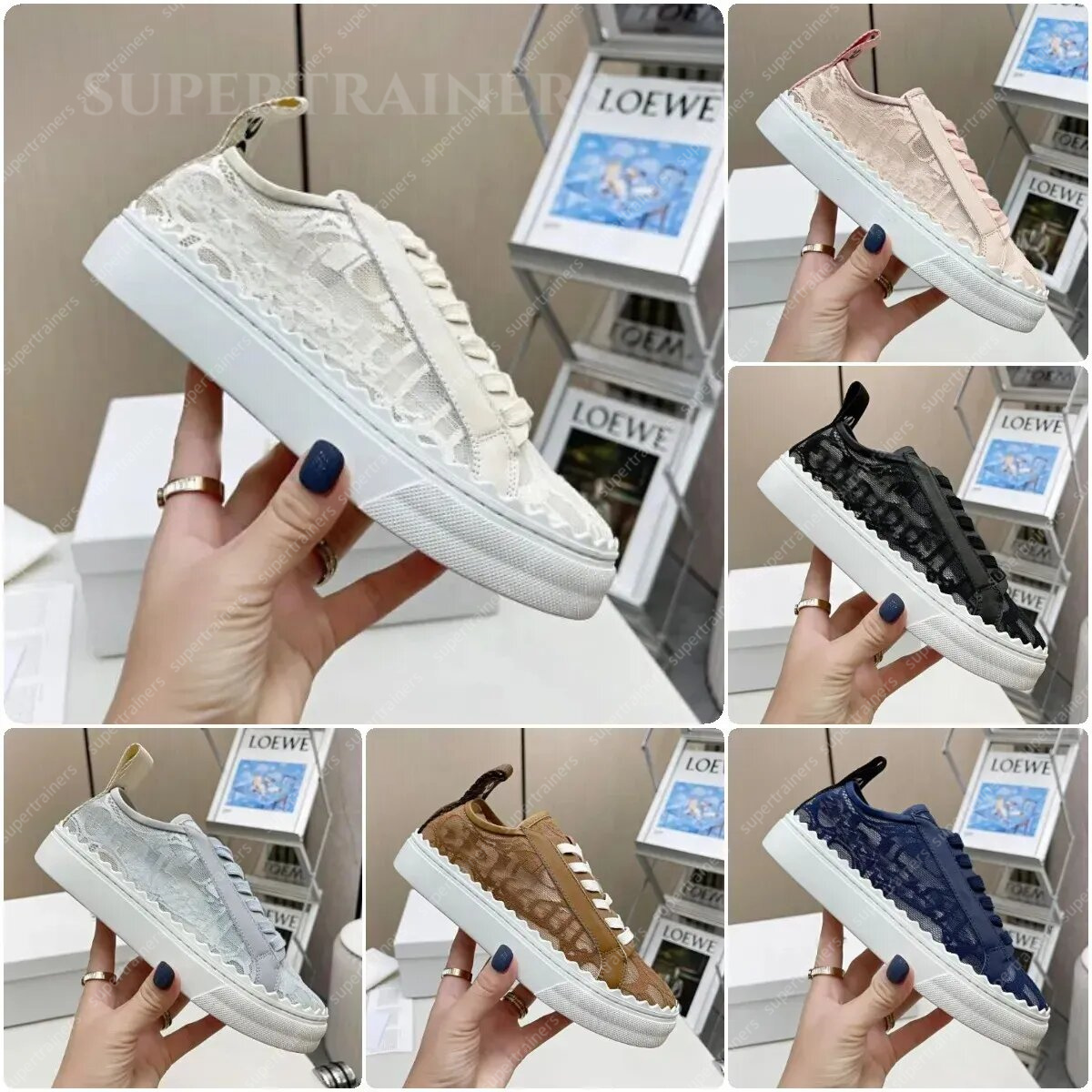 Designer fashion Sneakers Women Canvas Shoes Low Top Sneakers Casual Womens Shoes Summer Breathable Trainers Platform Trainer Lace Shoes beautiful shoe