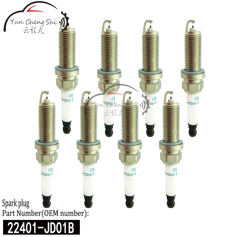 New Bland aIridium Spark Plug For Nissan Altima 3.5L Cube 1.8L NV200 Sentra 2.0L Versa 22401-JD01B FXE20HR11