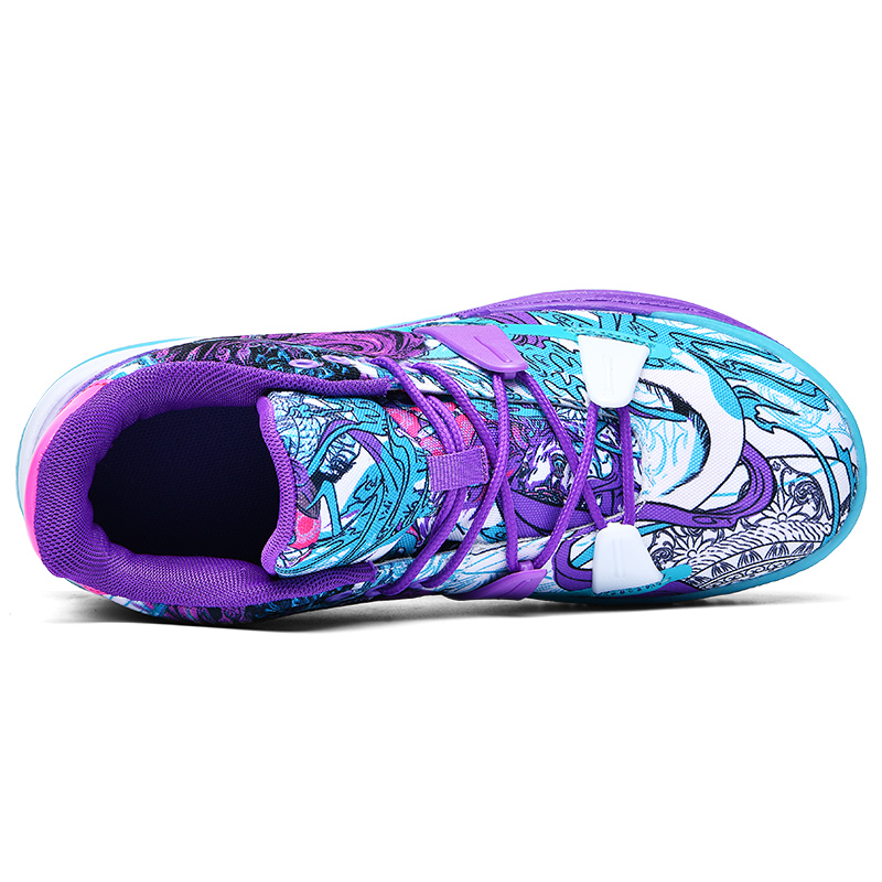 Mens Sneakers Mesh Anti-slip Men's Shoes Training Professional Basketball Shoes Women's Painted Breathable Sneakers Mens