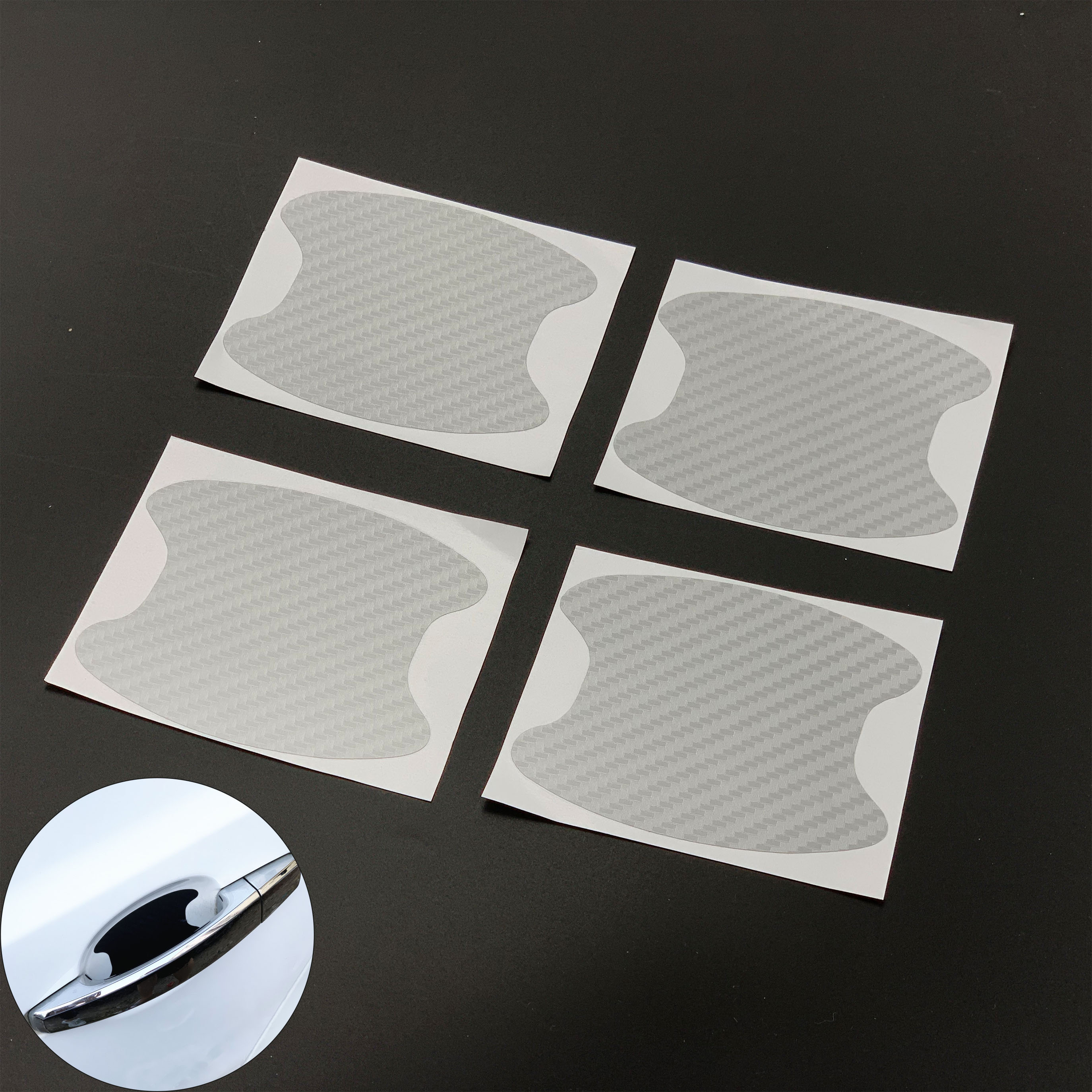 4pcs Car Door Handle Bowl Protector Sticker For Mitsubishi/ Mazda/ Subaru /Suzuki / Toyota Lexus /Honda Acura /Renault / Nissan