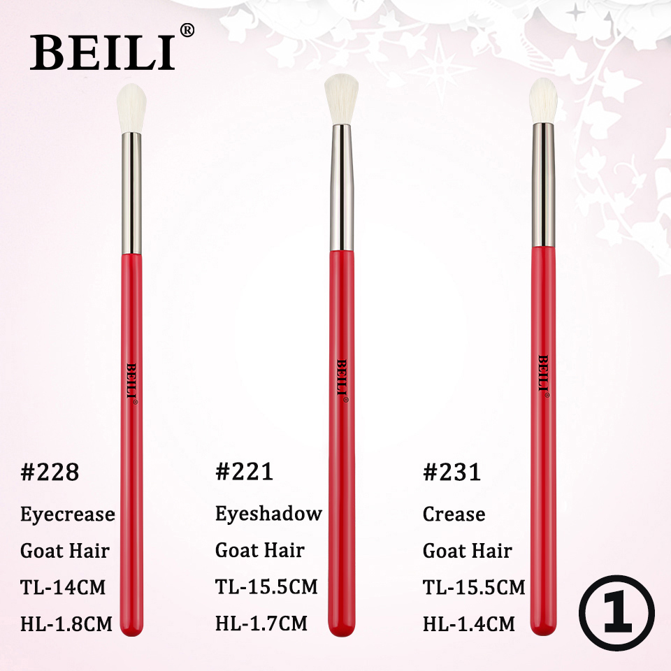 baf Ambe PCS Eye BEILI Pofessional Makeup Bushes Set Eyeshadow Bush Cosmetics Eyeshade Eyebow Eyeline Natual Hai Make Up shadow shade bow