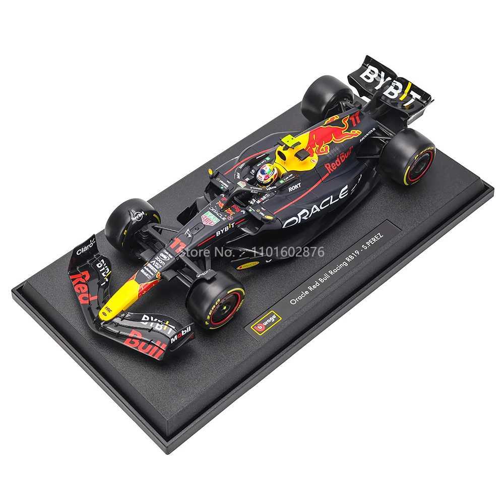 Bburago 8 2023 F1 Red Bull Racing RB19 1# Verstappen 11# Perez racing model simulation car model alloy car toy collectionXJ241109