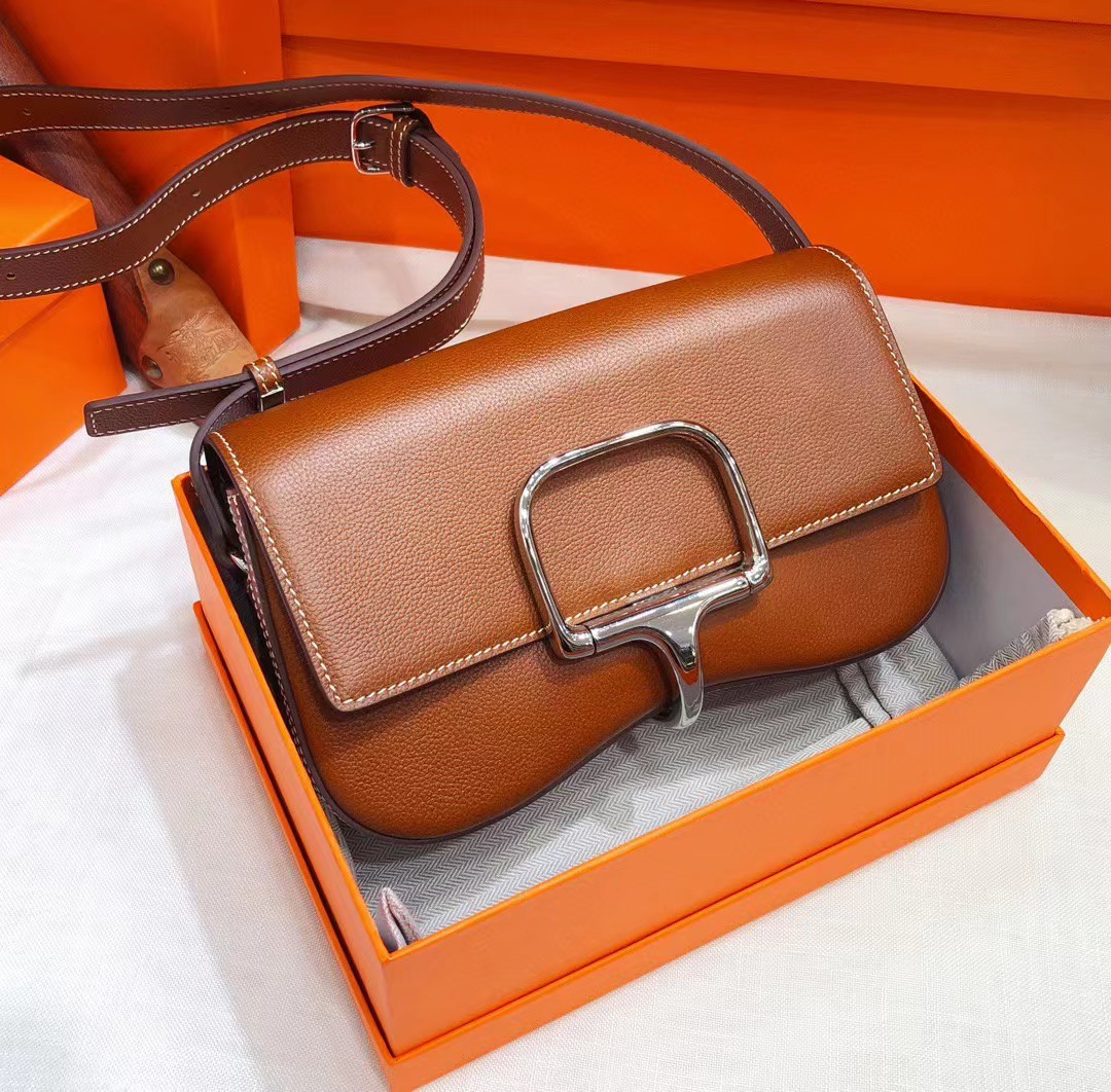 Designer Real Leather Cross Body Women Classic 2024 New Shoulder Bag Lady Cowhide Messenger Saddle Bags Purses And Handbags Fashion Quality Phone Clutches