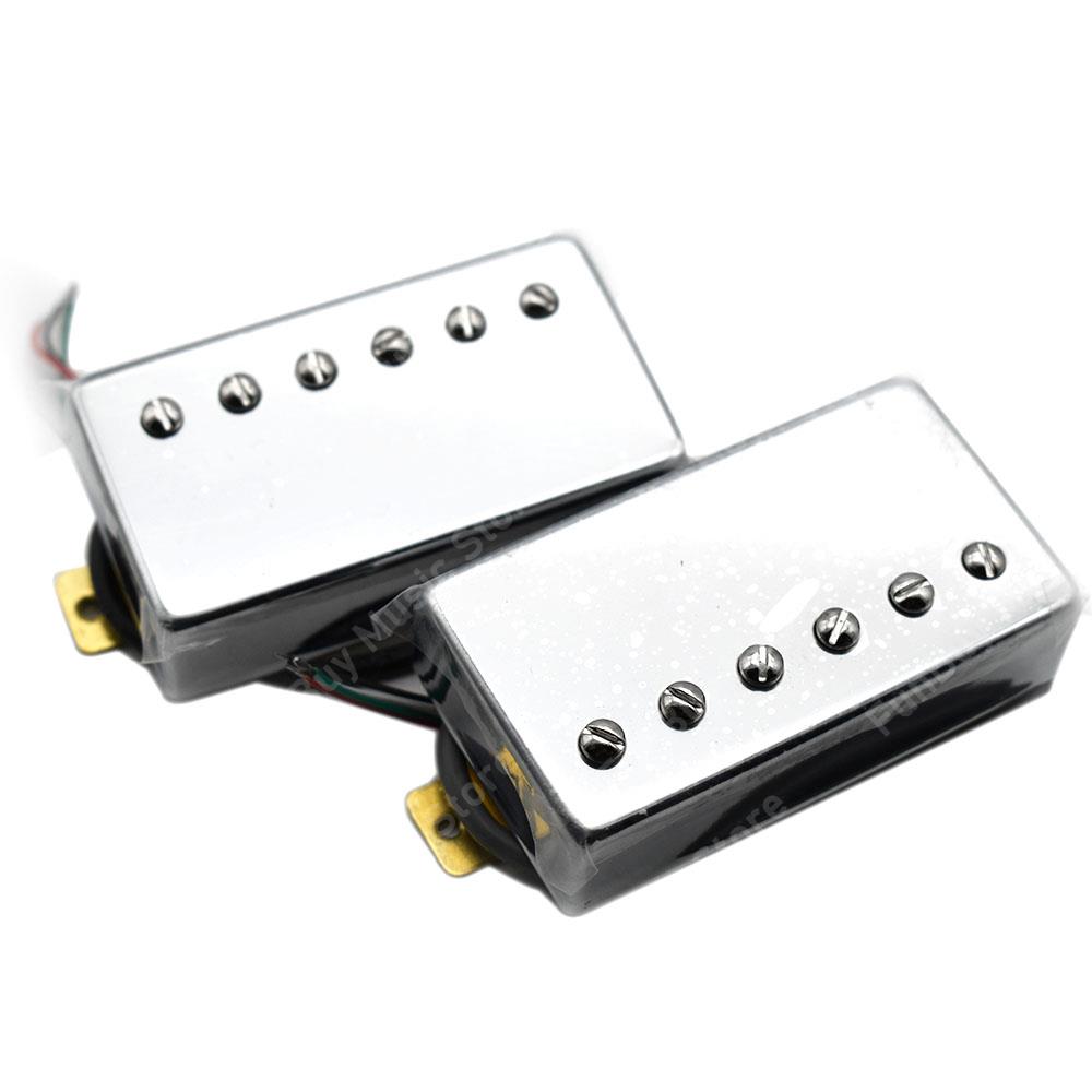 Electric Guitar Double Coil Humbucker Pickup Neck Bridge Pickup 50mm 52mm Ceramic Magnet 2 Conductor for LP Guitar
