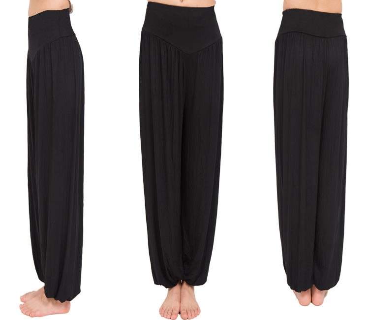 hot sale high quality women modal loose yoga pants female athletic sports trousers dance tai chi martial arts bloomers