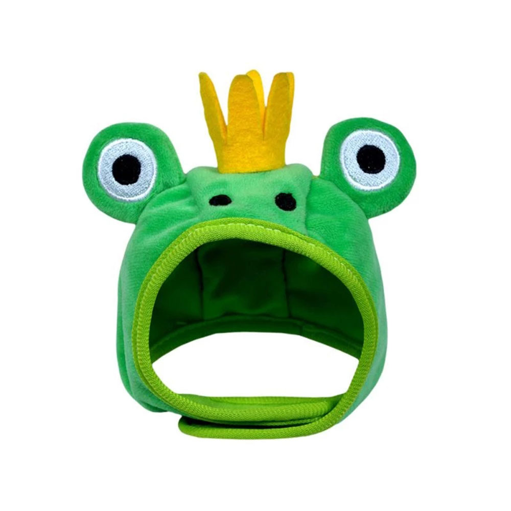 Halloween Easter Pet Costume Novelty Crab Lobster Frog Hat for Cat Puppy Hat Dog Cap Soft Headgear for Birthday Party Photo Prop