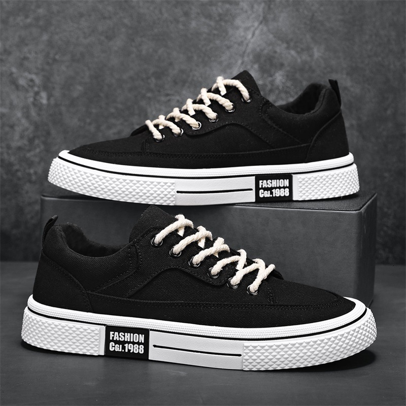 2025 Spring New Canvas Shoes Men's Korean Edition Trendy Low cut Youth Breathable Leisure Sports Student Versatile Trend