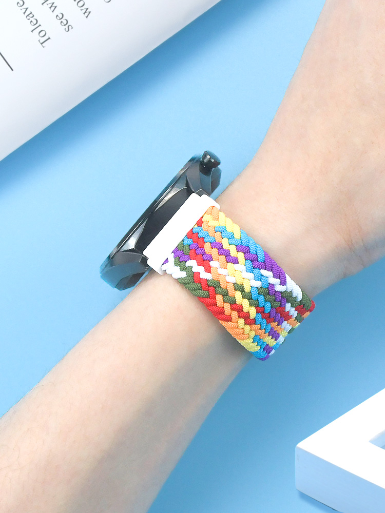 Braided Solo Loop For Samsung Galaxy watch 4/classic strap 46mm/42mm/active 2/Gear S3 bracelet 20mm/22mm Galaxy watch 3 Band