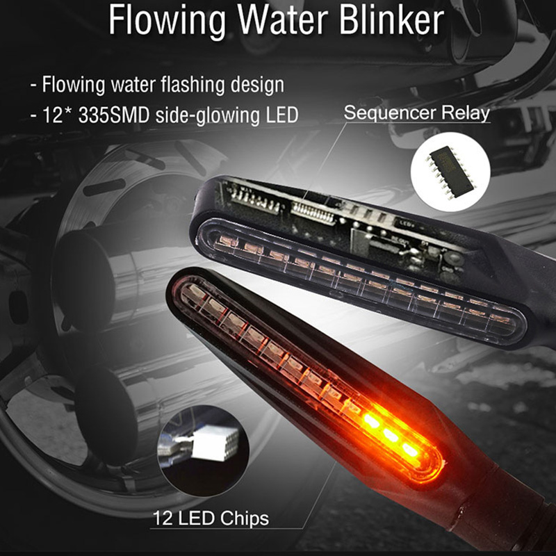 12V Led Turn Signals Motorcycle Flasher Indicator Lights For Kawasaki Zx10R Z1000 2008 Vn900 Z1000Sx Z900 2021 Zx10R 2005 Z750