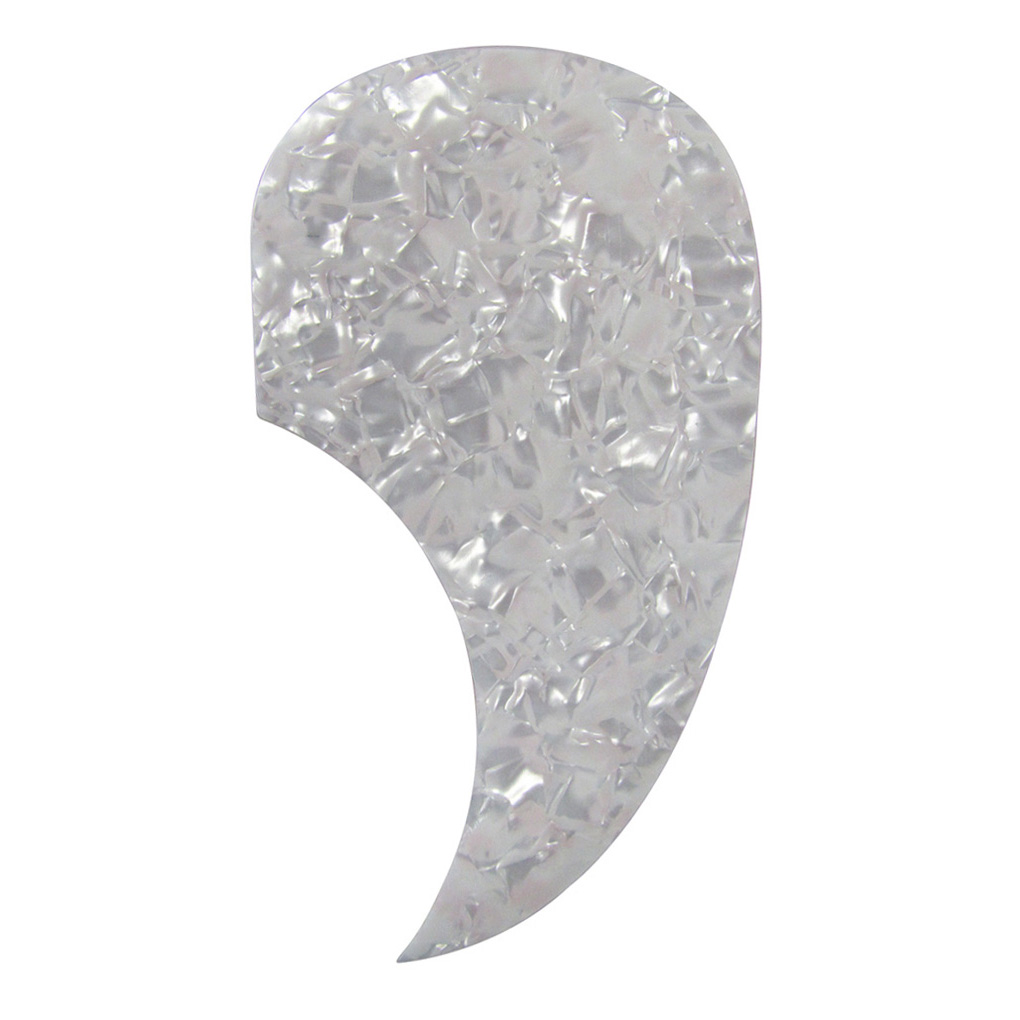 NEW Left Handed Self-adhesive Acoustic Guitar Pickguard White Pearl Scratch Plate Guitar Accessories