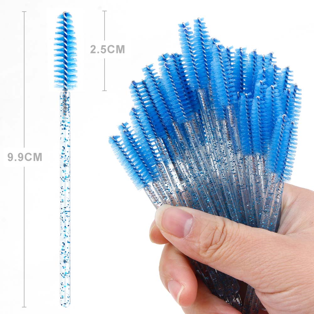 d Eye Brush Pcs Disposable Applicators Mascara Wands Cosmetic Eyelashes Dia Handle Make Up Spoolers Comb Brushes Tool lashes es