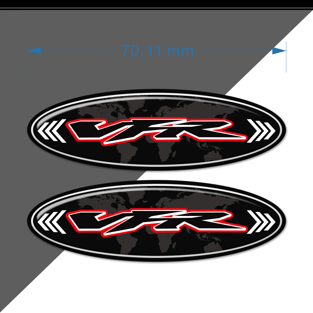 Motorcycle For Honda VFR 400 600 700 750 800 1200 X F VFR800F Tank Pad Protector Stickers Gas Oil Kit Knee Emblem Logo Decals