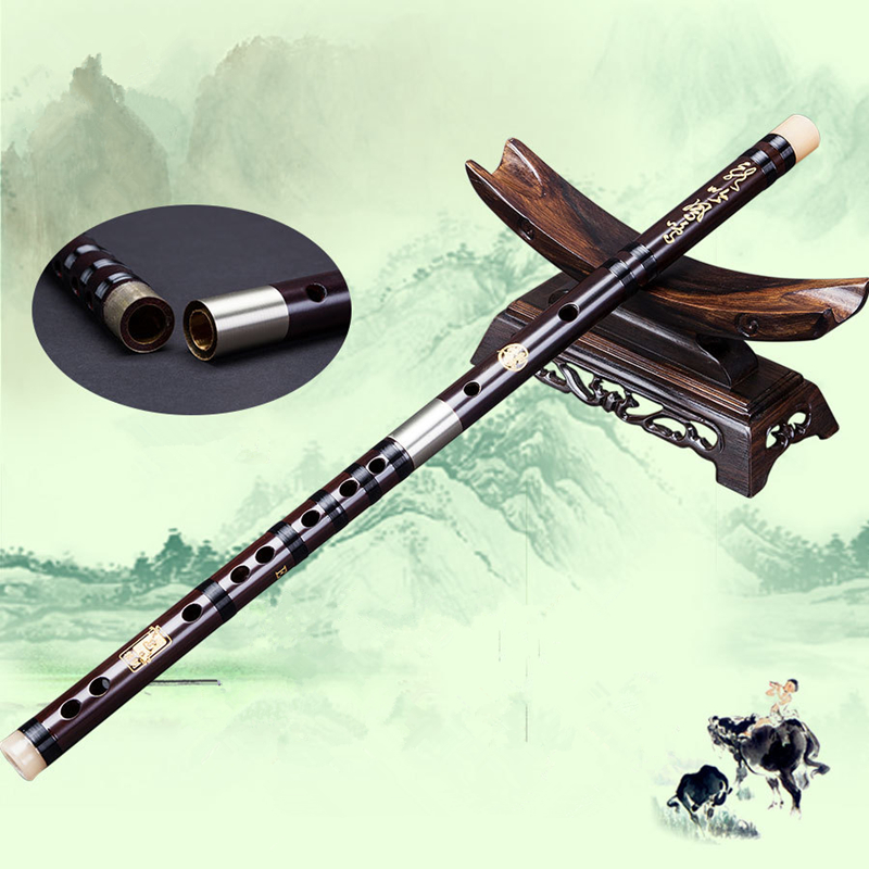 SevenAngel Professional playing Flute old mahogany flauta national musical instrument Rosewood Dizi with accessories