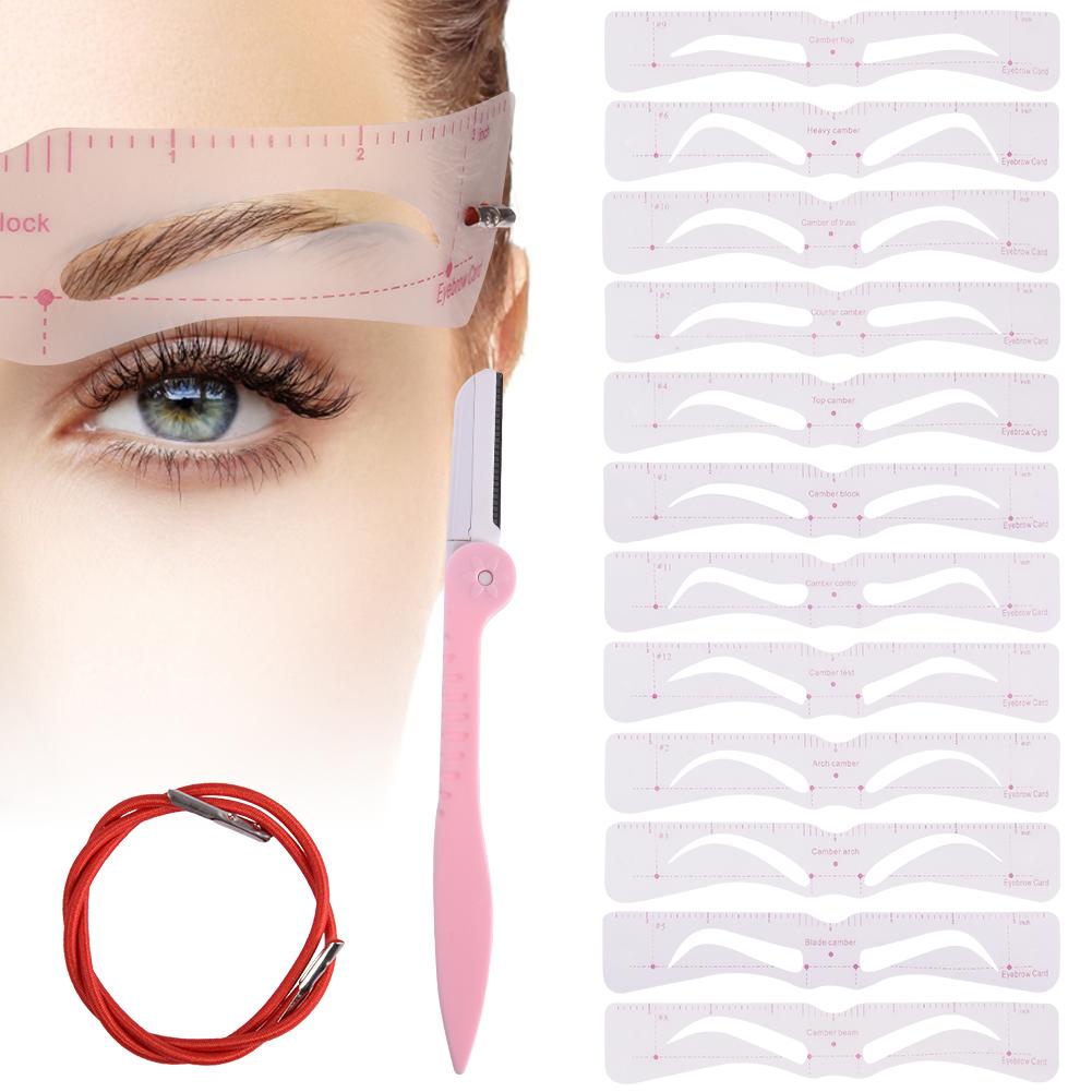 aa Styles Stencil Grooming Eyebrow Kit Makeup Tools DIY Beauty Template For Women Accessories
