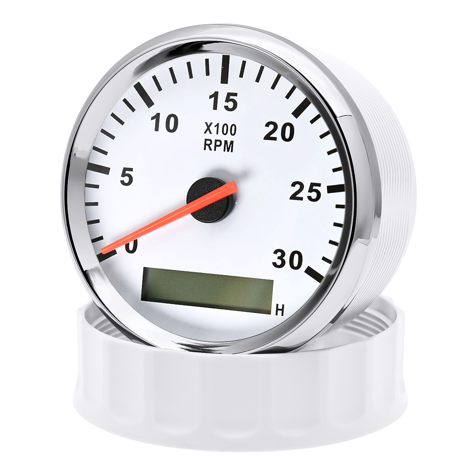 85mm Tachometer 3000RPM With Hourmeter Truck Car Boat Diesel Engine Tacho Meter RPM Gauge M18 / M16 Car Boat Tachometer Sensor