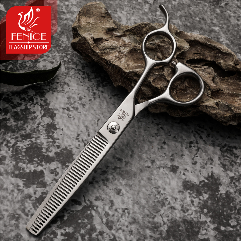Fenice 6.5 inch pet dog grooming scissors Bichon Teddy dog thinning trimming scissors shears for dogs products 25-30% rate