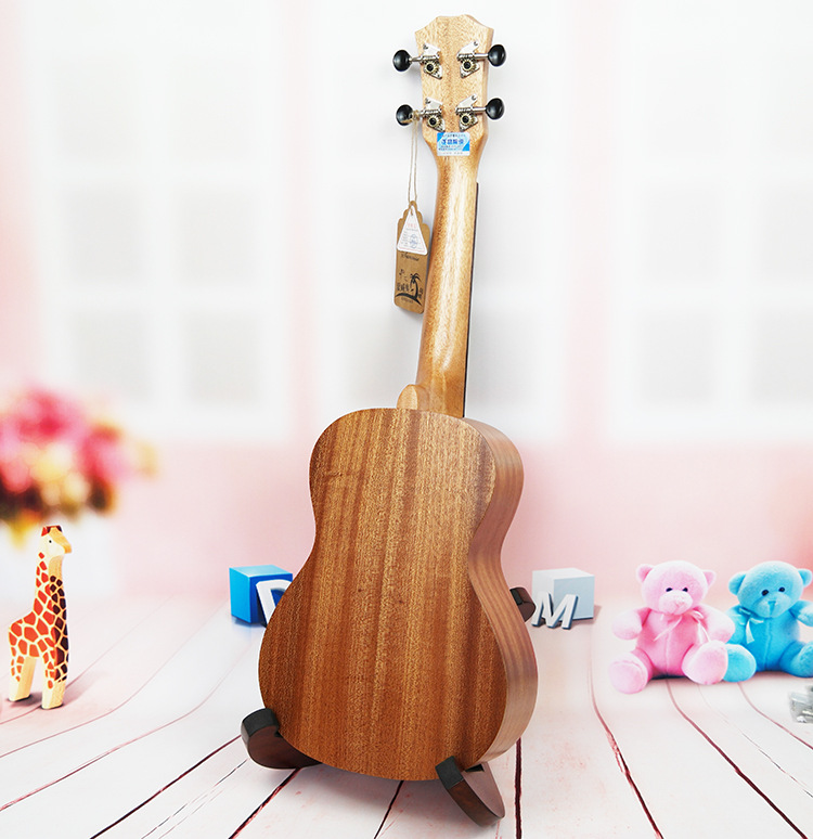 SevenAngel 23" Ukulele Concert Acoustic Mini guitar Rosewood Fretboard Uke 4 strings Sapele Electric Ukelele Built in Pickup EQ
