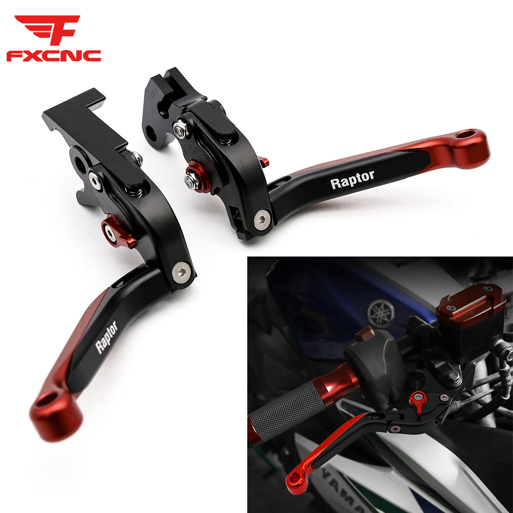 For Yamaha YFM 700 Raptor 700R 2008-23 new 2025 Motorcycle Brake Clutch Levers Adjustable Fold Extendable Brake Clutch Lever Accessories