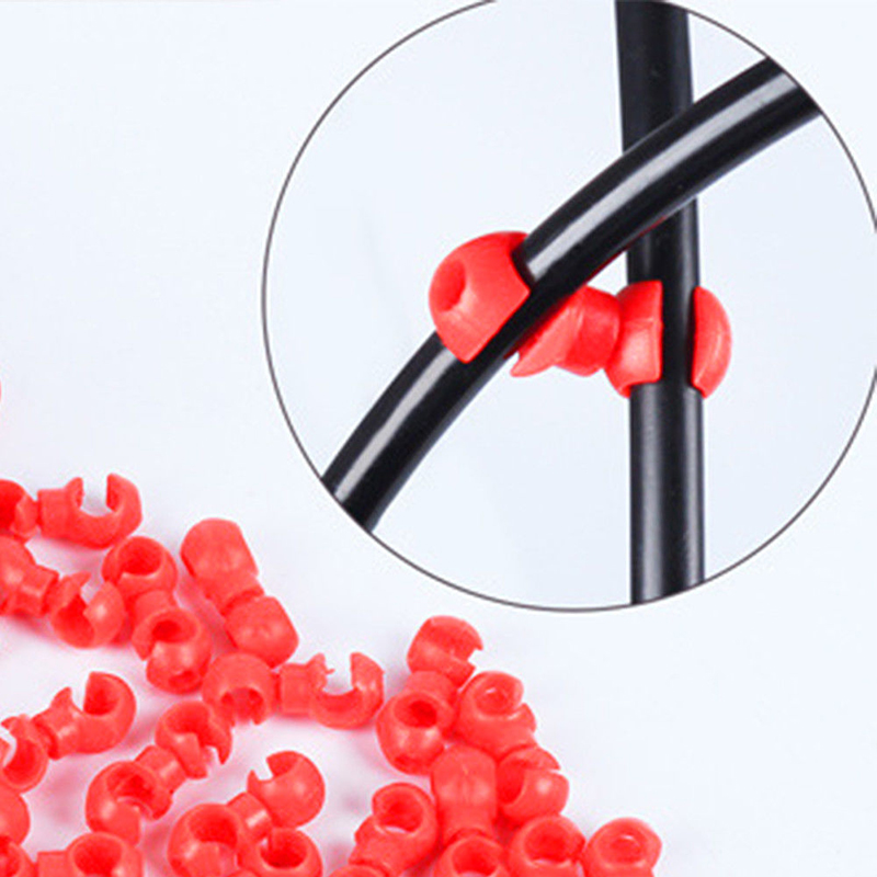 10PCS Bicycle MTB Brake Cable Clips S Shaped Bicycle Brake Lines Hose Hook Clips Holder Guide Hose Buckle Clip For Cycling Tool