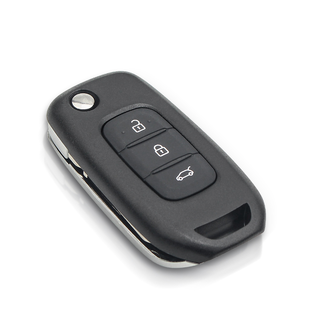 new KEYYOU 2/3 Buttons Flip Folding Remote Car Key Case Shell For Renault Dacia Logan Sandero Lodgy Dokker Duster 2025 2016 Uncut Blade