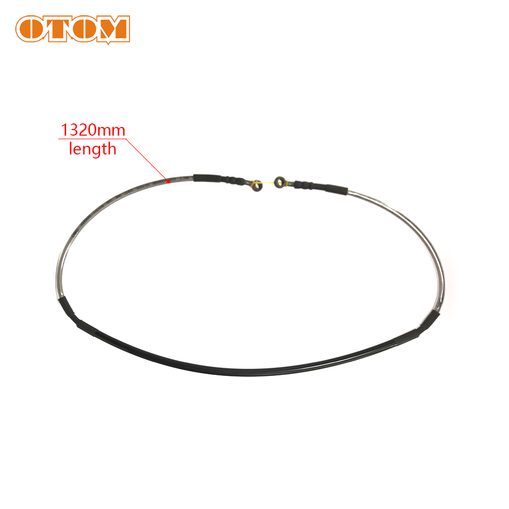 OTOM new Motorcycle Front Brake Hose Braided Hydraulic Oil Pipe Lines 2025 5XC-25872-L0-00 For YAMAHA YZ125 YZ250 YZ250F YZ450F YZ250FX