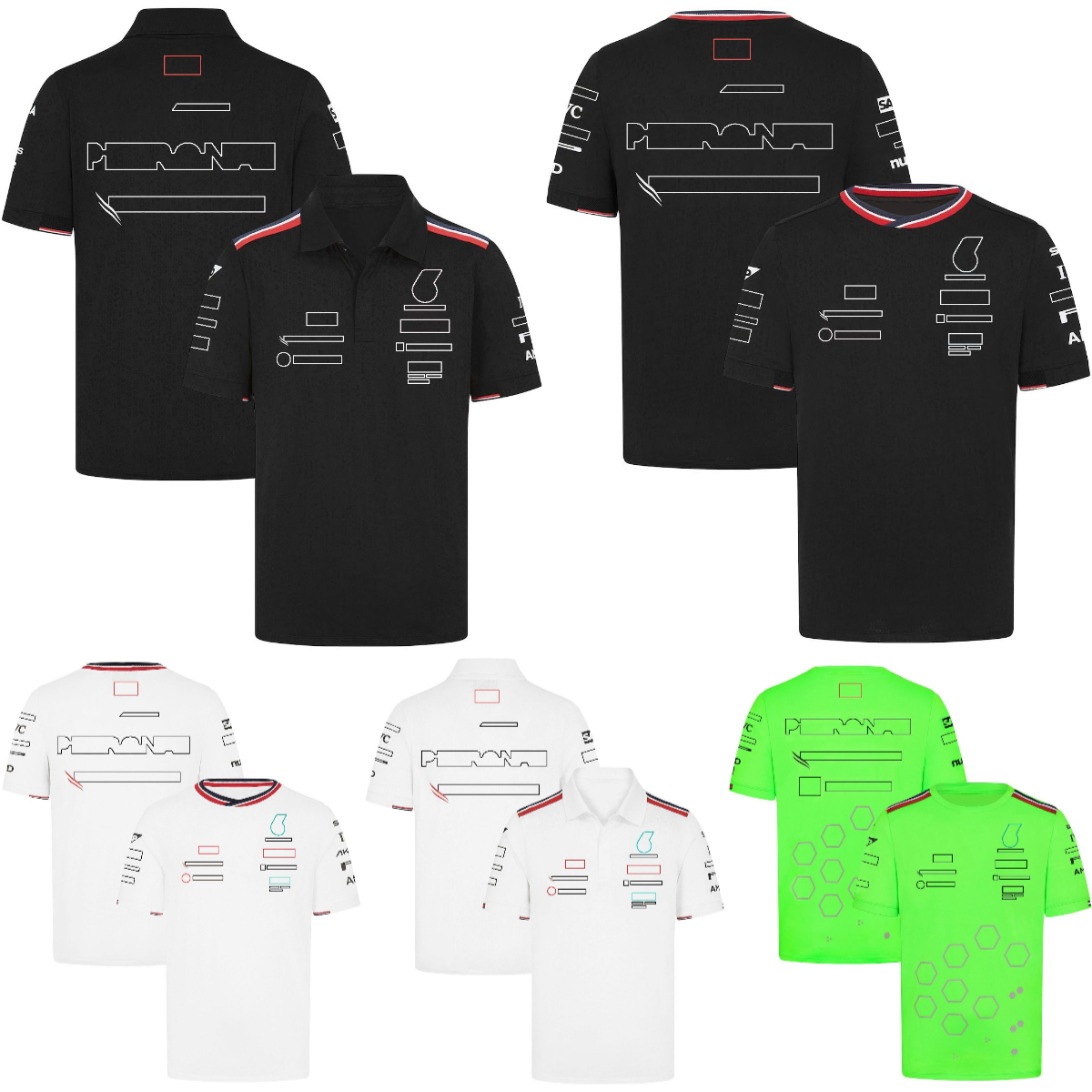 2024 F1 Team Formula 1 Polo Shirt New Season Driver Racing Suit Jersey Tops Summer Men Women T-shirt Plus Size free shipping