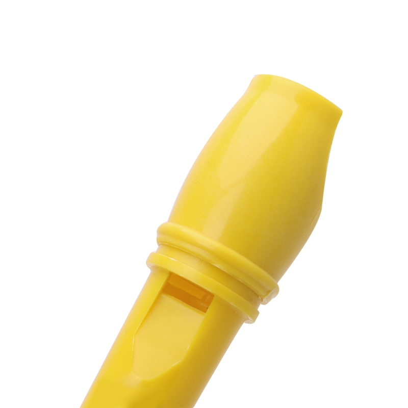 Plastic Instrument Musical Soprano Recorder Long Flute 8 Holes