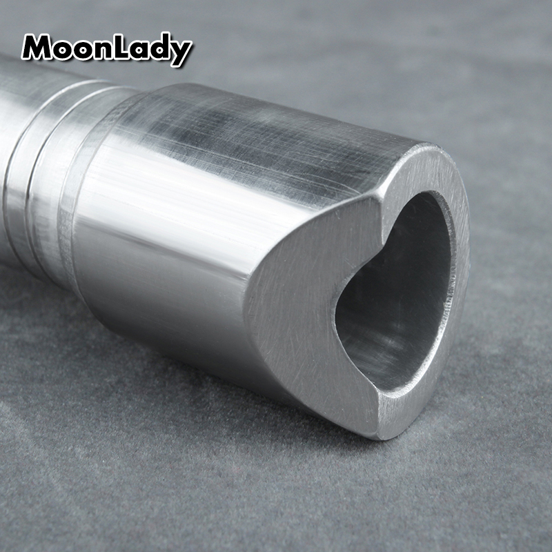 Chinese Traditional Vertical D Key Metal Shakuhachi 5 Holes Musical Instruments New Arrival Silver Flute Metal Instrument