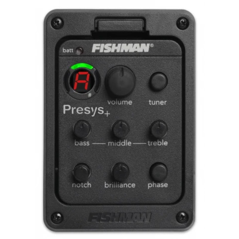 Guitar Pickups Fishman Presys + Preamp 201 EQ Tuner Piezo Pickup Equalizer System Acoustic Guitar Pickup