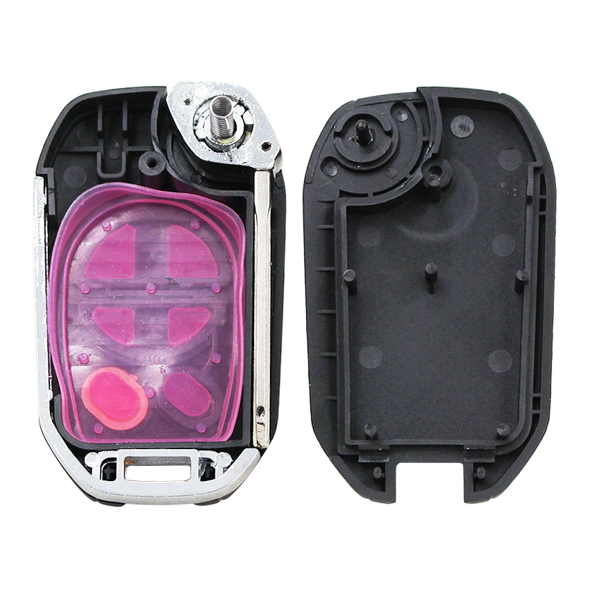 OUHUANUO Replacement Remote Car 2025 Key Shell Modified Flip 3B Fob TOY43 new Case For Toyota Tacoma HIGHLANDER SEQUOIA Sienna Tundra