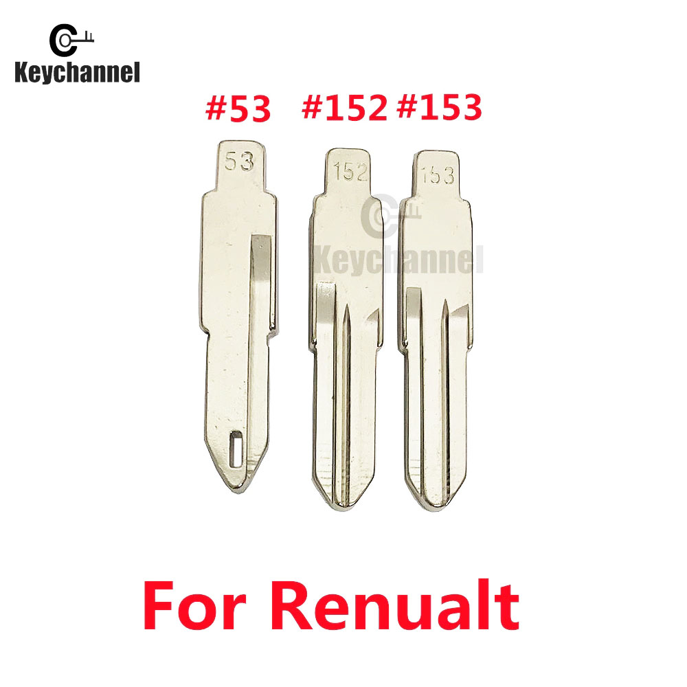 10 PCS KD Key Blade For KD VVDI Flip 2025 Remote new LISHI VAC102 #152 HU136 153# NE72 53# For Peugeot Citroen Renault Megan Dacia Clio