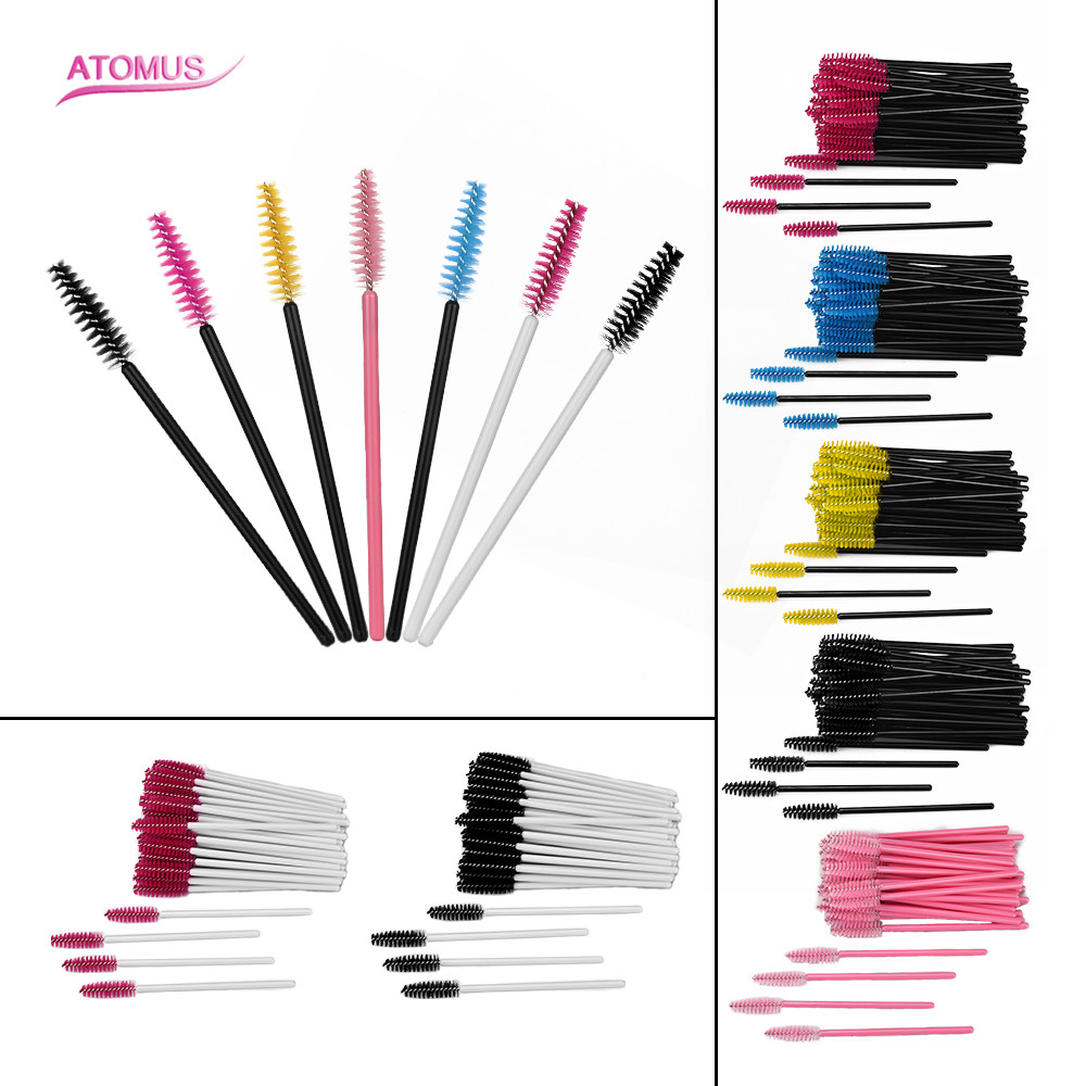 f Makeup Permanent PCS pack Eyelash Disposable Brush Mascara Wands Applicator Comb Brushes Spoolers Tool es