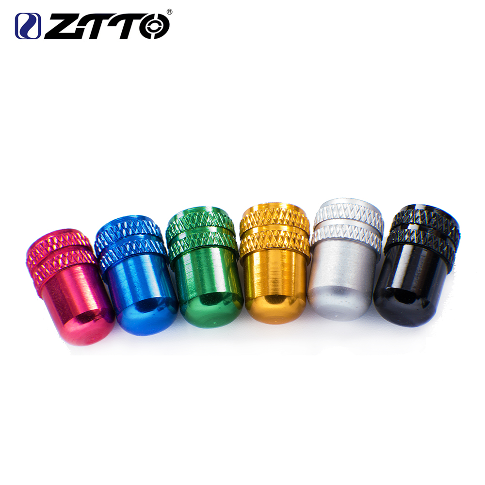 ZTTO MTB Road Bicycle Aolly Dustproof Cover Schrader Valve Cap American Wheel Tire Valve Caps Pump Cover Gas Nozzle Caps 2PCS