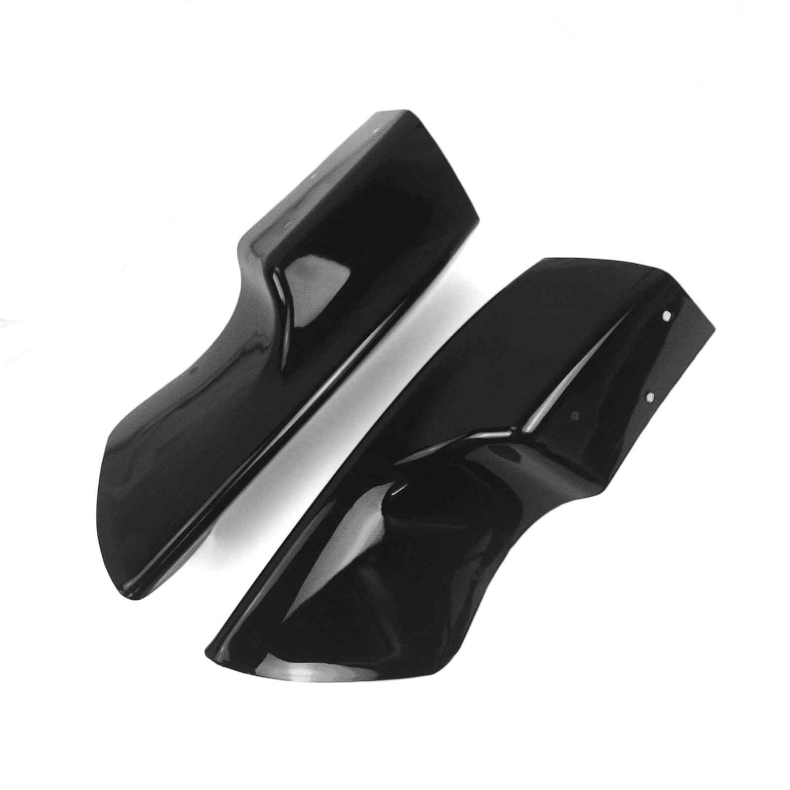 Front Bumper Spoiler Lip For E90 E92 E93 M3 2007-2013 Base Coupe/Sedan V Style Gloss Black Car Lower Body new 2025 Kit Splitter Blade