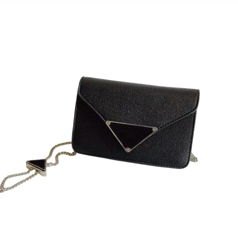 Luxury Designers Flap Retro Womens Clutch Purses Mini Shoulder Bag Handbag Pu Leather Messenger Crossbody Ladies Handbags Chain Hobo Triangle Hasp Tote Bags 051